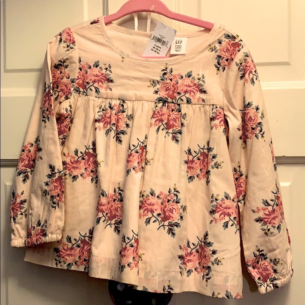 Gap light pink top 3T